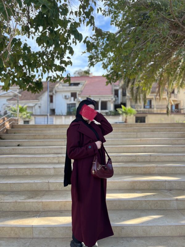 Manteau burgundy
